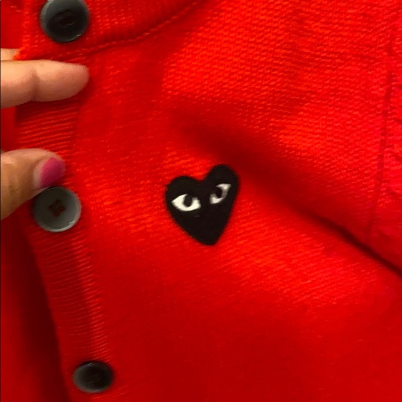 Comme des garçons play red cardigan - Picture 2 of 5